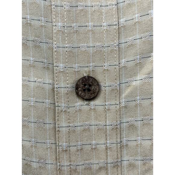 Original Island Sport Shirt‎ Mens XXL Yellow Plaid Hawaiian Casual Button-Front - Picture 4 of 7